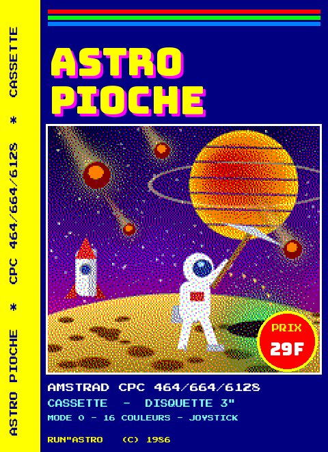 Jaquette cassette facon Amstrad CPC